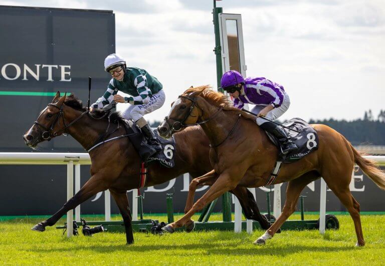 Magical Lagoon wins the G1 Juddmonte Irish Oaks